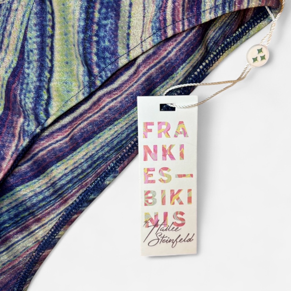 Frankie’s Bikinis Seraphina One Piece Cutout Swimsuit Colorful - Picture 6 of 7